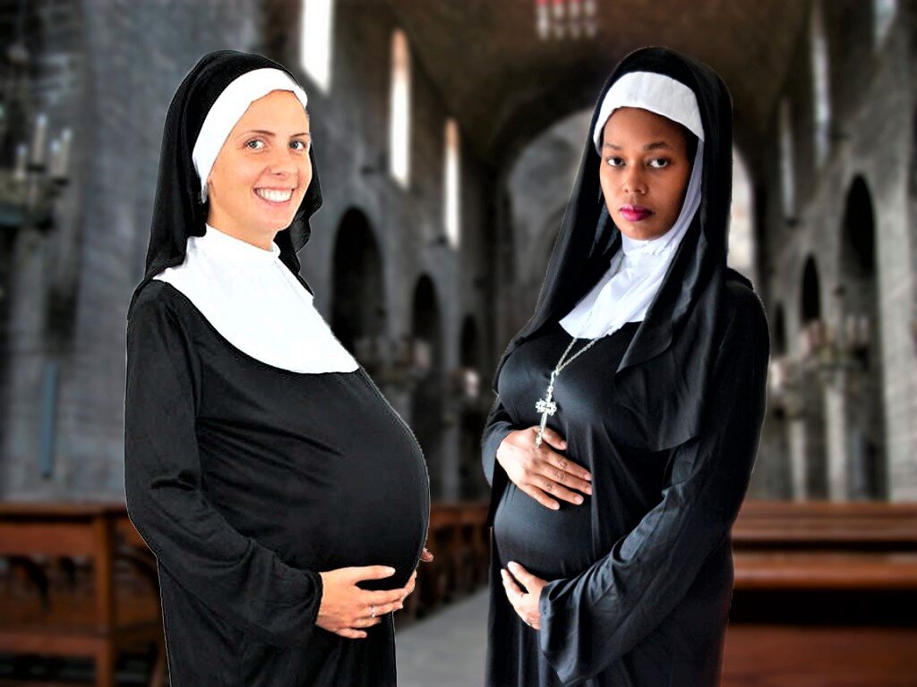 Болезнь монашек что это. Монахини бегинки. Монахини василианки. Кьяра Дженсини монашка. Беременные монашки.