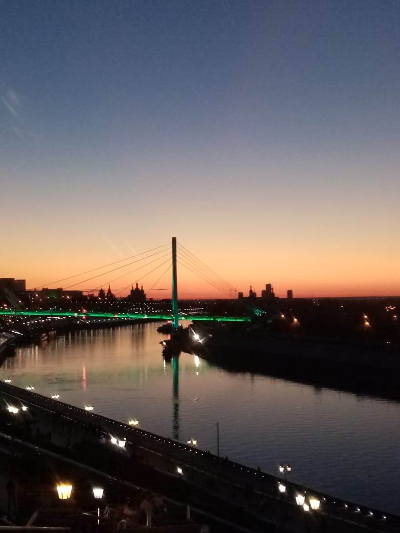 Тюмень. Мост влюбленных