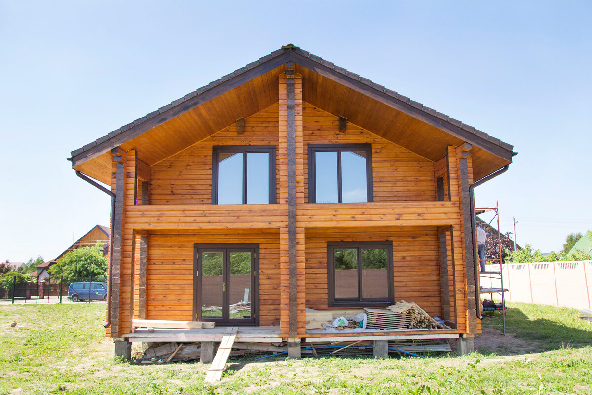 Деревянный дом по проекту S-133|Экохоум