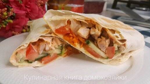 Шаурма с курицей в домашних условиях, пошаговый рецепт с фото от автора VanaFood