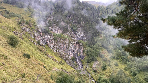 Фото баритовый водопад архыз