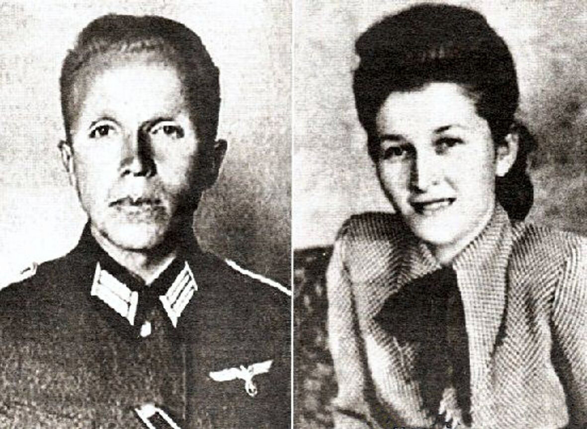 На фото: Николай Иванович Кузнецов. Советский разведчик, Герой Советского Союза. Годы жизни 1911-1944гг. и Второе фото : В.К. Довгер.