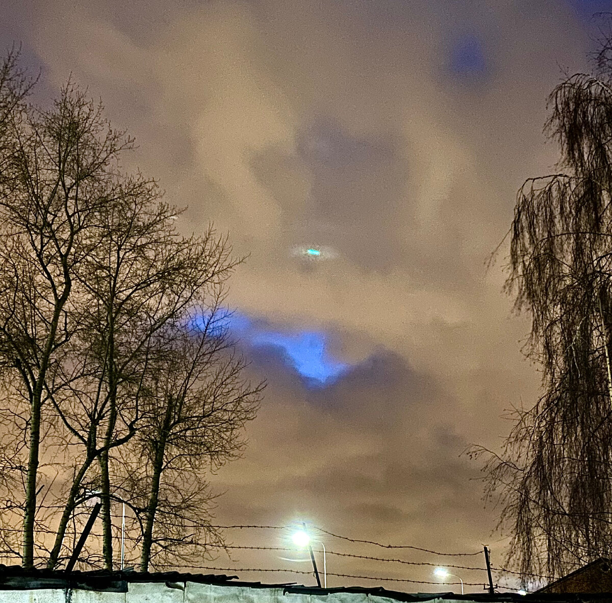 Зимнее вечернее небо