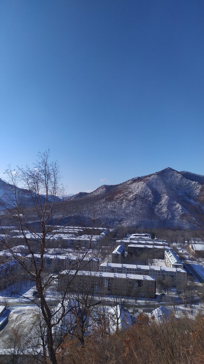 Пик Вербованных, вид со стороны микрорайона Горького