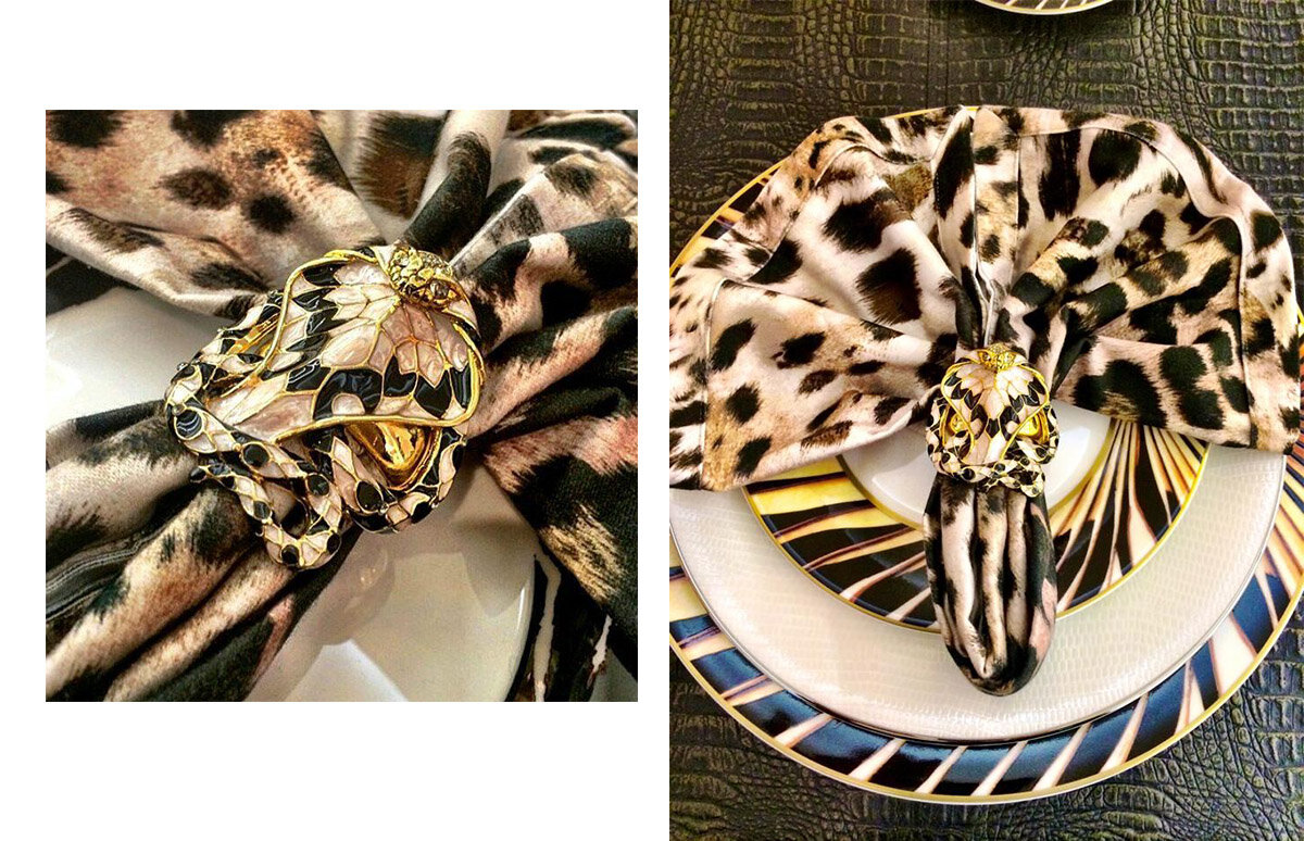 Кольцо для салфеток Cobra, Roberto Cavalli Home Interiors 