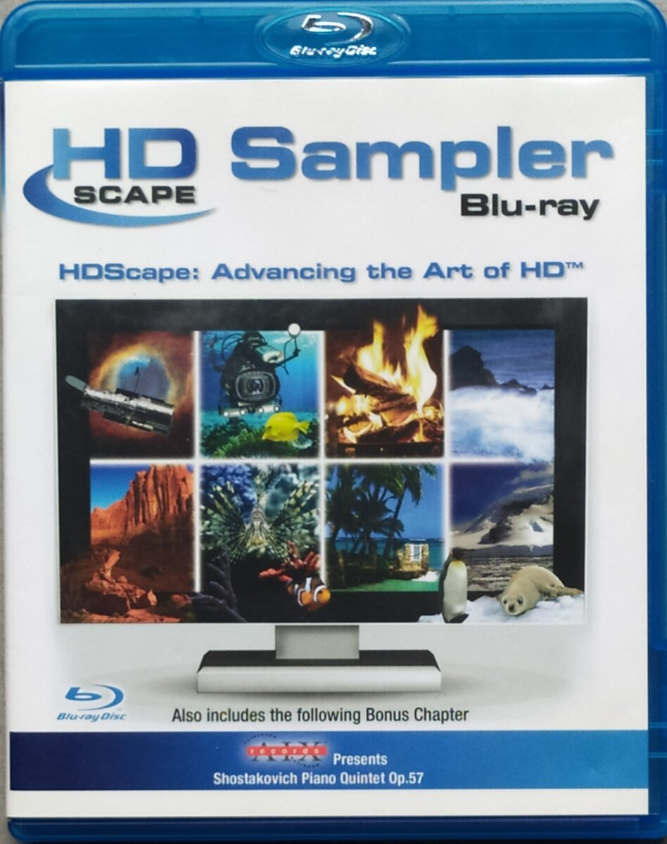 HD Scape Sampler "Advancing the Art of HD" Blu-ray 5.1