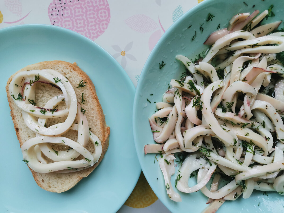 Маринованные кальмары: вкусная закуска без вредных добавок | Еда на каждый  день | Дзен