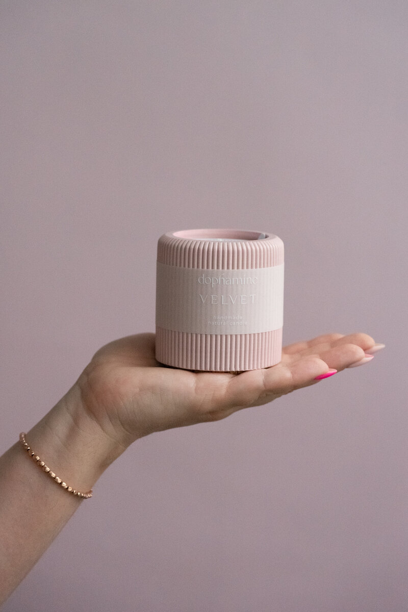 Натуральная ароматическая свеча, студия dophamine
