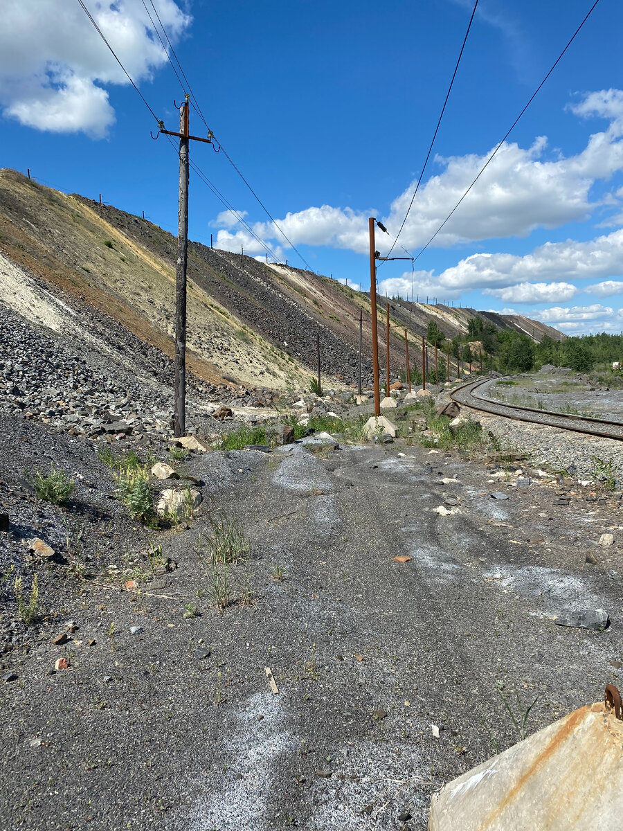 Разноцветные насыпи. Красота!