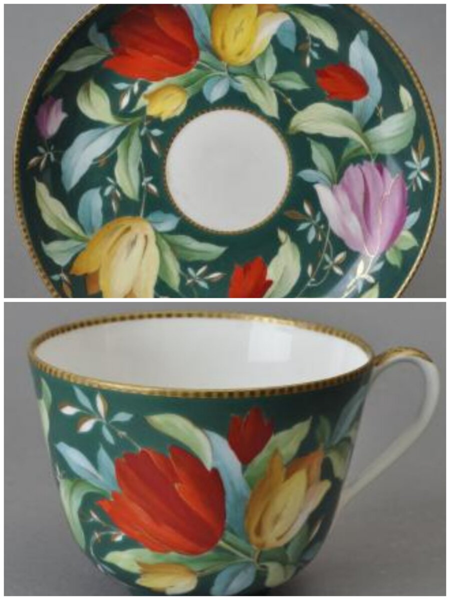 Городничев В.А. Чайная пара" Тюльпан". 1953г.
Федеральное государственное бюджетное учреждение культуры "Всероссийский музей декоративно-прикладного и народного искусства". Источник: https://goskatalog.ru


