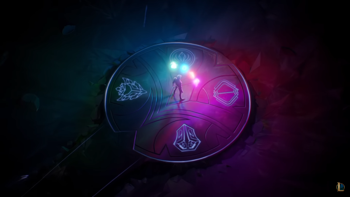 Это было ещё в те времена когда Riot Games делали классные  взято с видео Сражайтесь за своих | Анимационный трейлер Испытаний середины сезона – League of Legends.