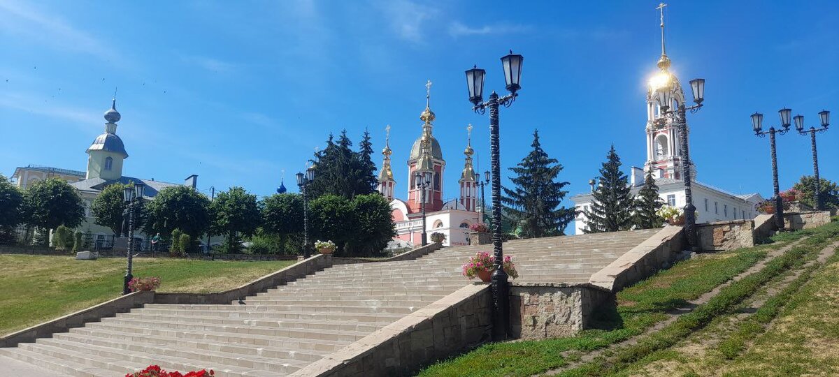 Город Тамбов. Один из спусков к набережной. 