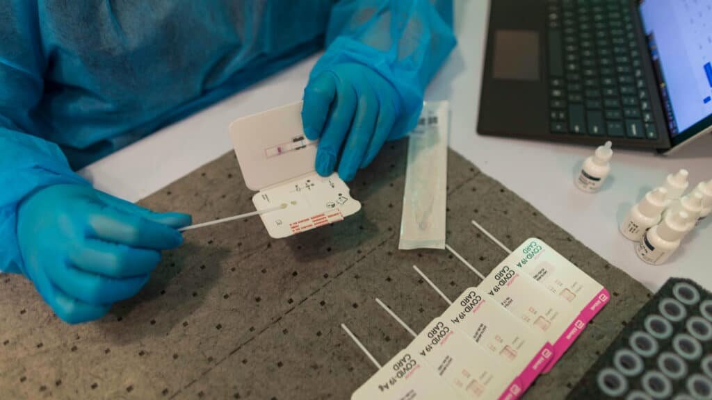    Тест на Covid-19 / © Saul Martinez for The New York Times