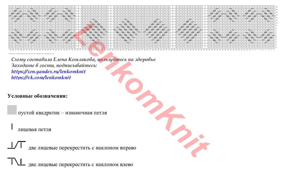 Lenkomknit вязание спицами для женщин с описанием и схемами