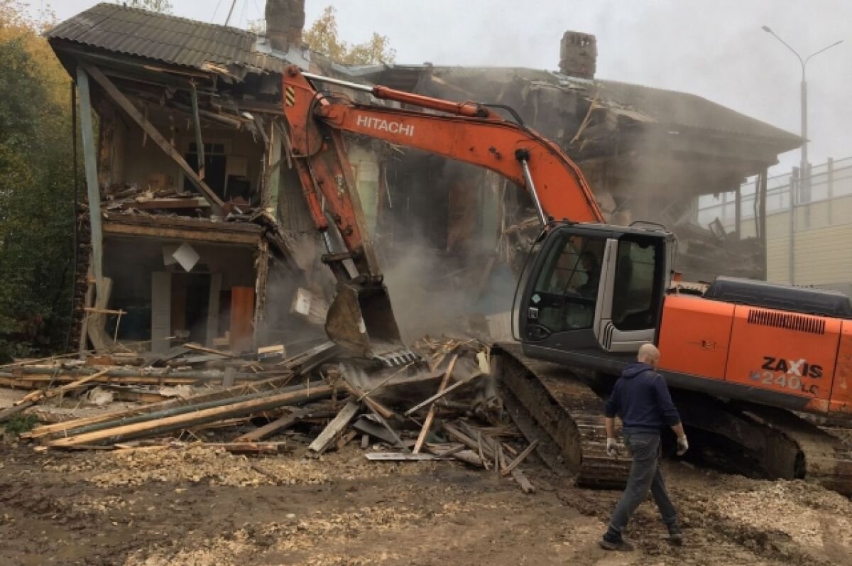    Два аварийных дома снесут на улице Циолковского в Сормовском районе