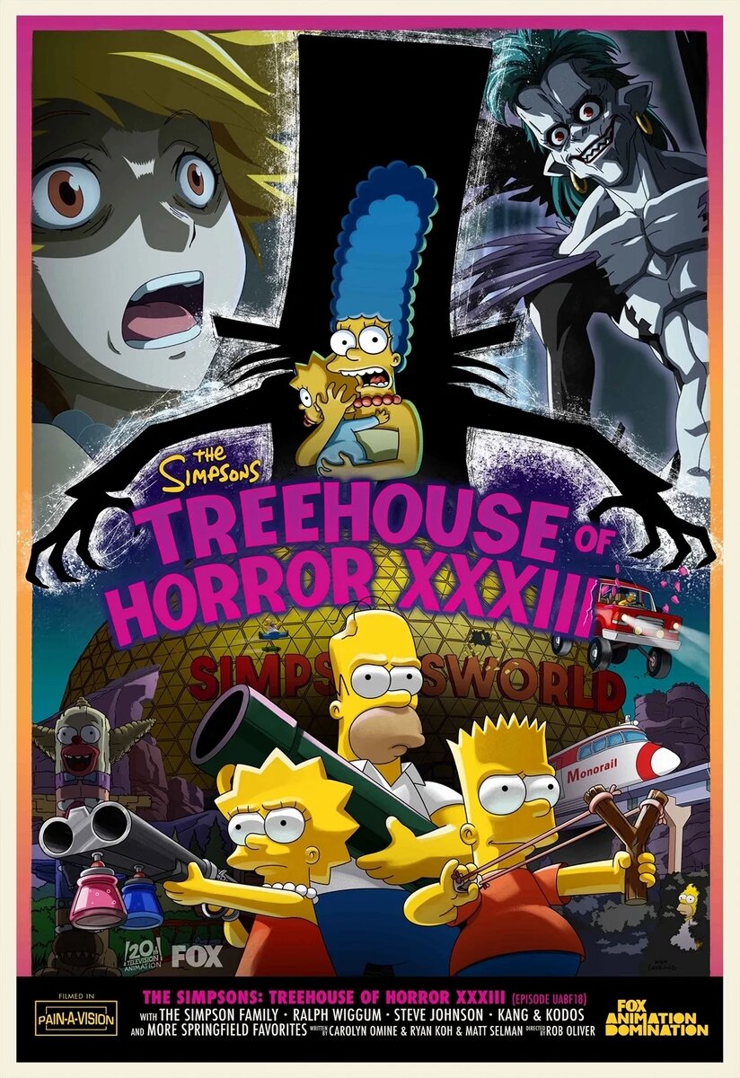 30 октября, накануне Хэллоуина, на Disney+ выйдет традиционный специальный выпуск «Симпсонов» — «Домик ужасов на дереве XXXIII». И в нем поклонники увидят пародию на «Тетрадь смерти».