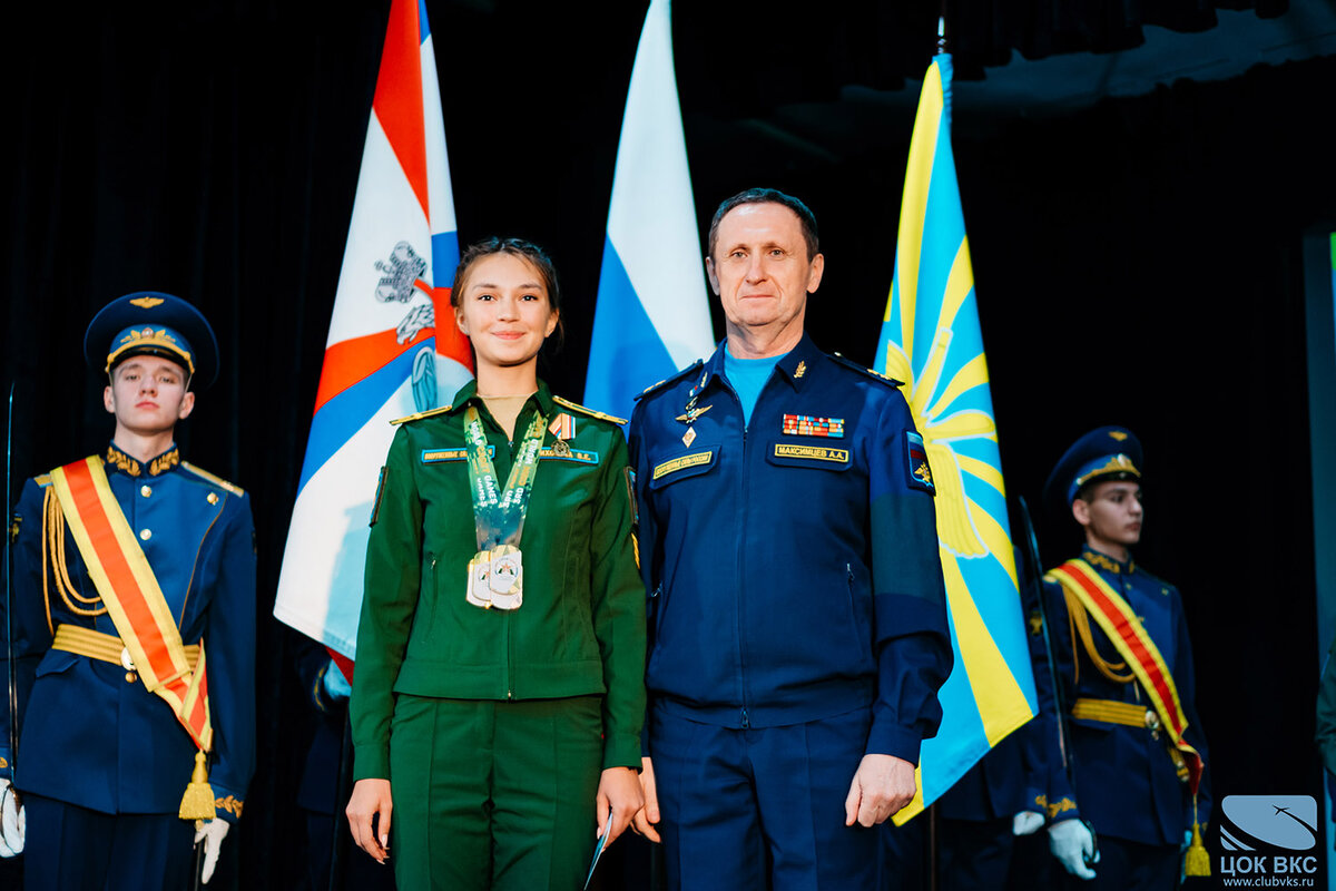 В Главном командовании ВКС прошло чествование победителей и призеров III Всемирных курсантских игр Международного совета военного спорта
