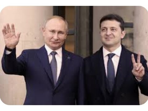 Путин и Зеленский. Интернет-фото.