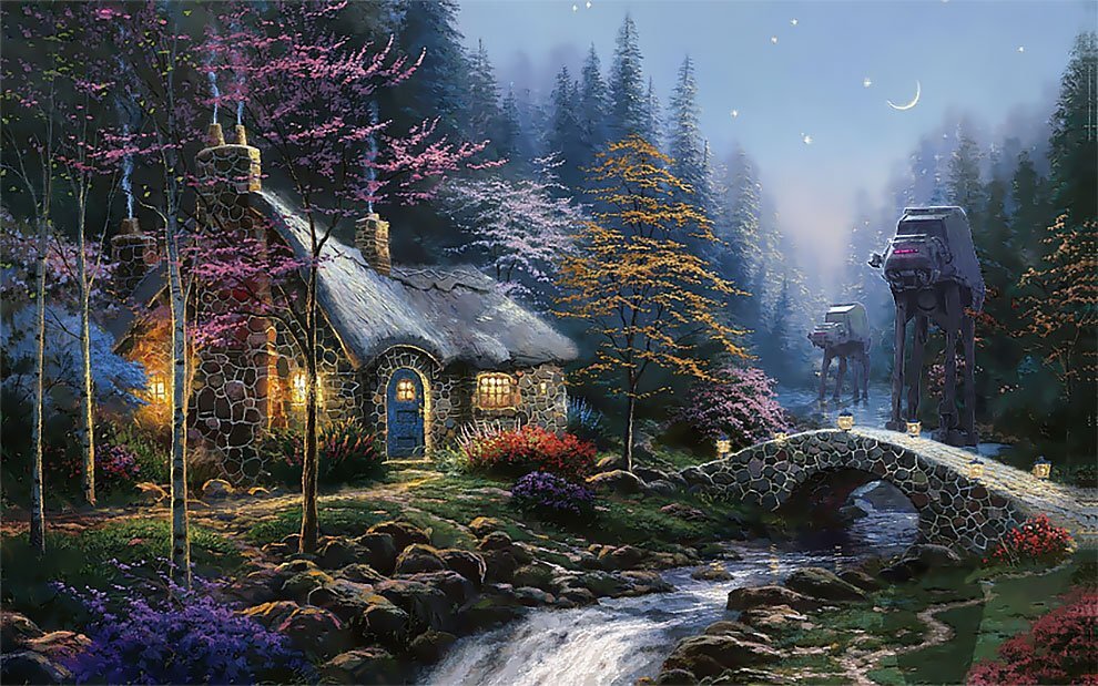 Картина Томаса Кинкейда (Thomas Kinkade)