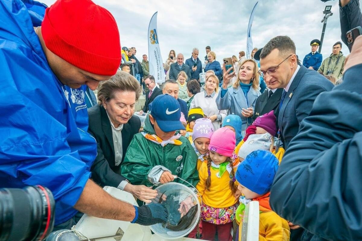    В Иртыш выпустили три тысячи экземпляров молоди сибирского осетра