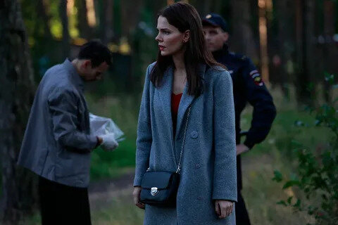    Кадр из сериала про женщину детектива: Воронаскриншот