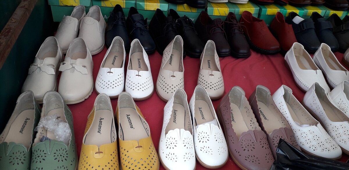 Ассортимент обувь. Май 2021 год.