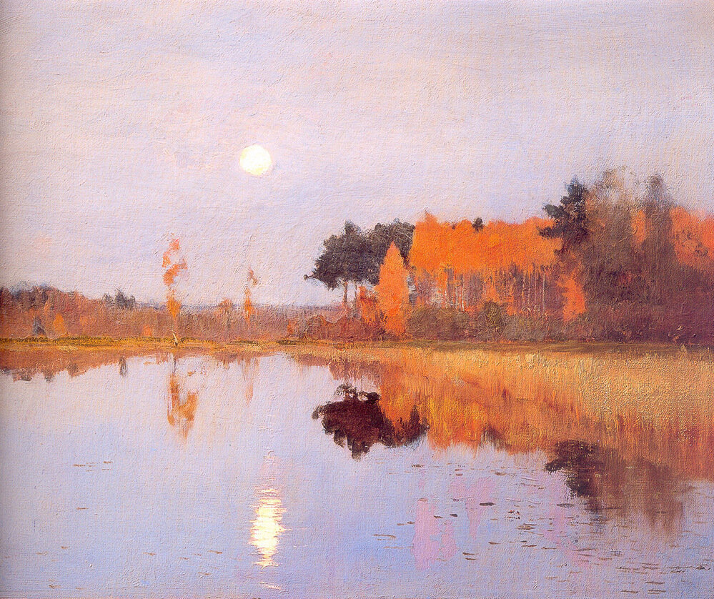«Сумерки. Луна», Исаак Левитан, 1899 год