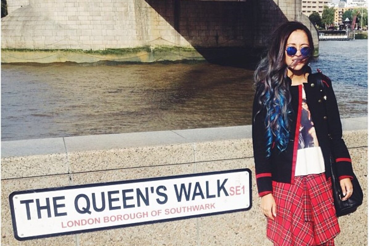 Манижа во время жизни в Лондоне. Фото: Instagram.com/Манижа