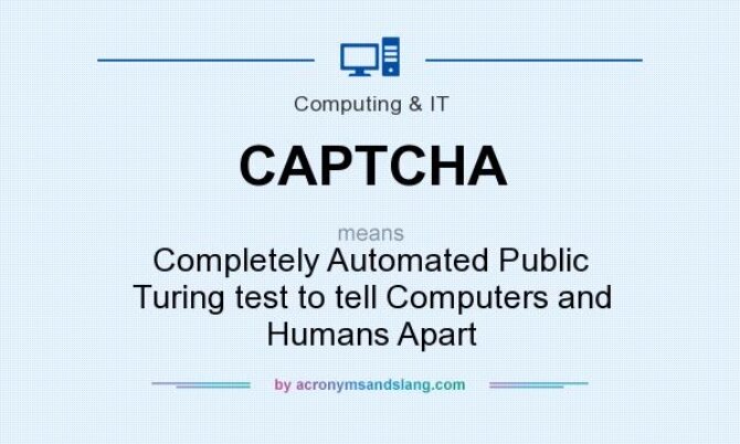 Расшифровка аббревиатуры CAPTCHA
