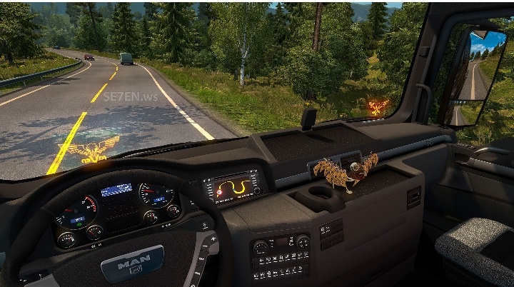 Кабина грузовика MAN в ETS 2