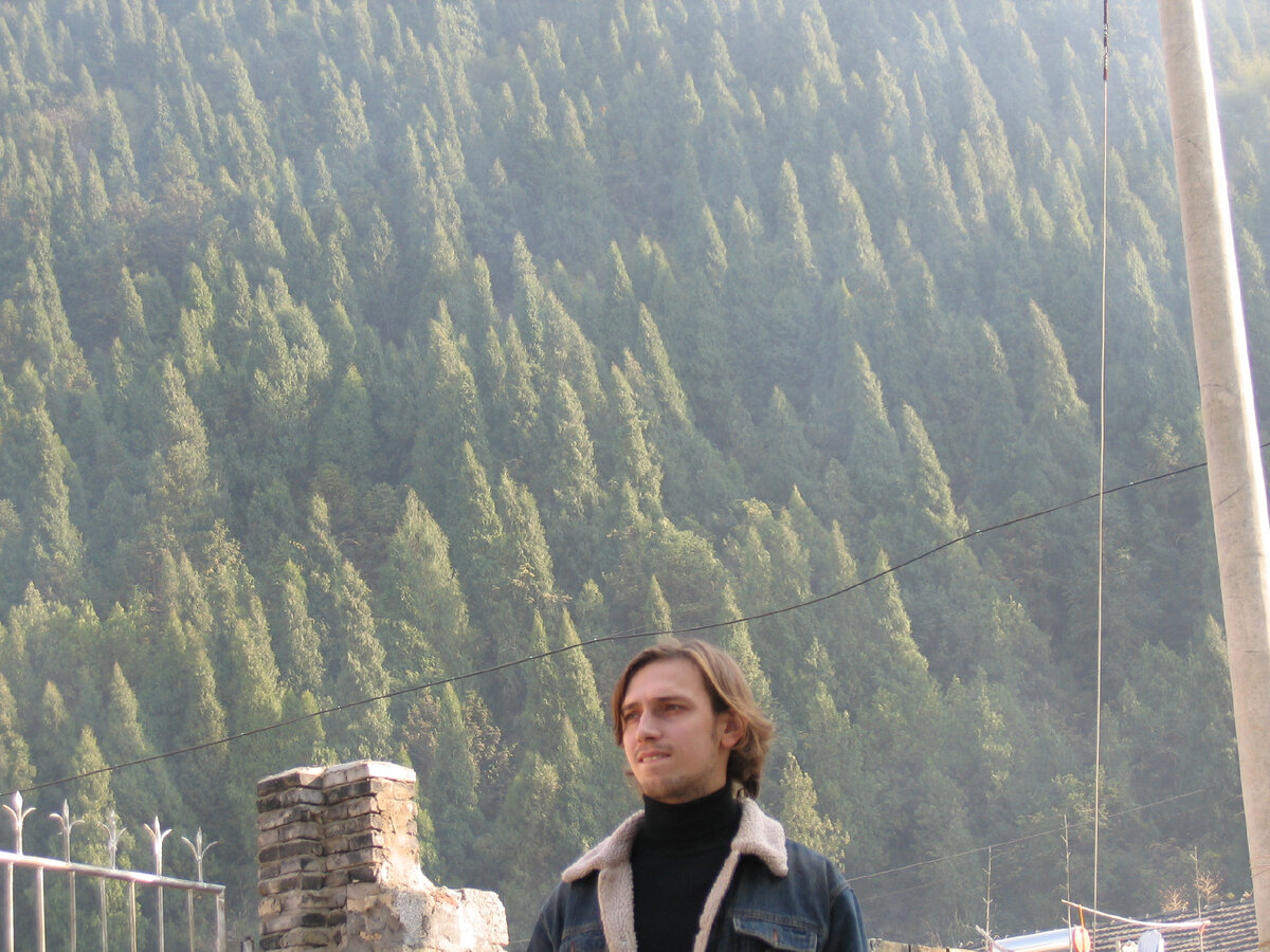 Автор в провинции Аньхой 