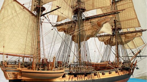 Бумажная модель Парусный корабль Черная жемчужина (Пираты Карибского моря)