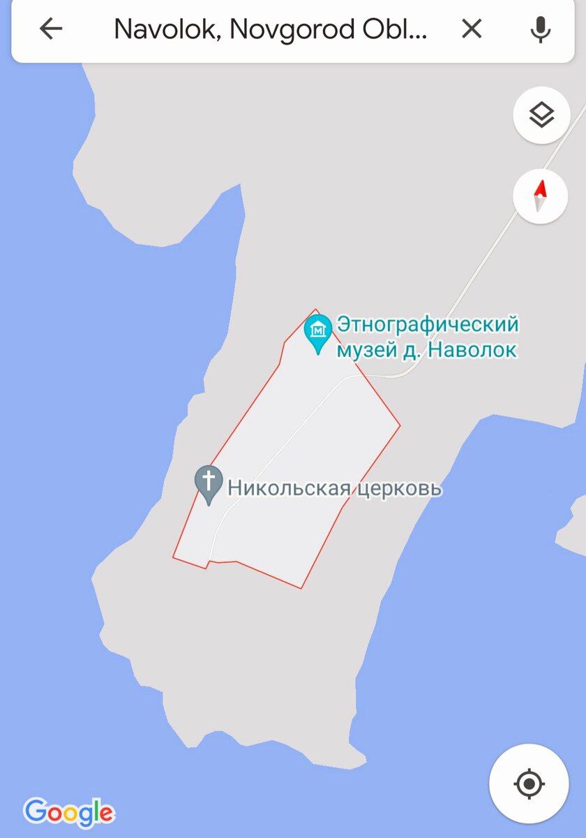 Скриншот с google maps