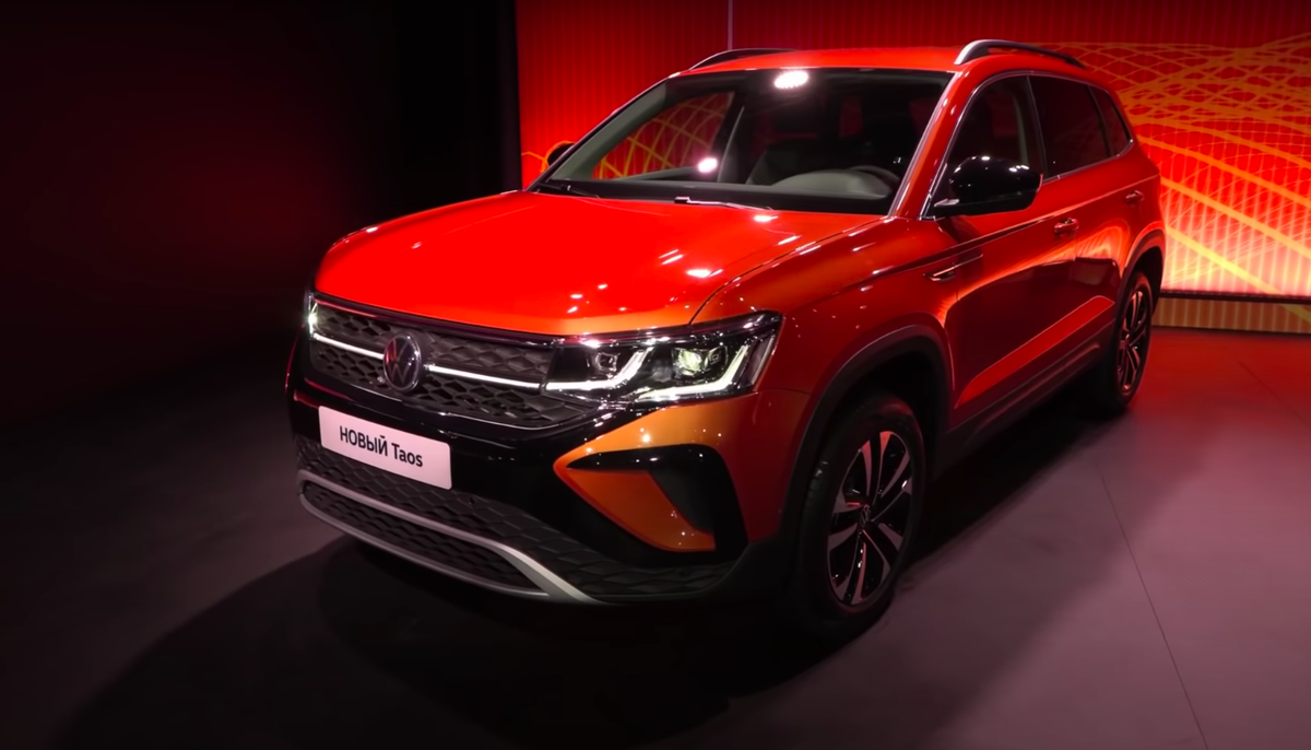 Volkswagen Taos - очень классный цвет
