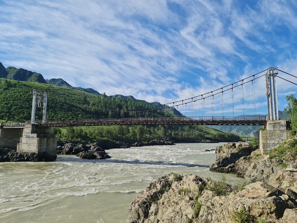 ороктойский мост алтай