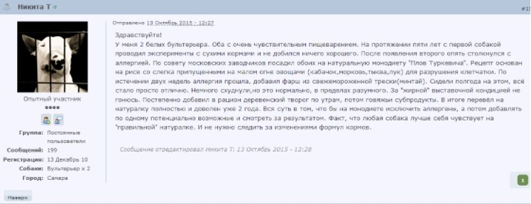 Споры между сторонниками натуральных и сухих кормов идут не один десяток лет. В этой статье мы проанализировали опыт владельцев белых собак, которым они делились на кинологических форумах.