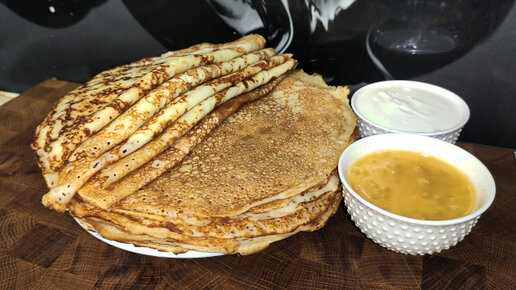 Кружевные блинчики с дырочками в пластиковой бутылке