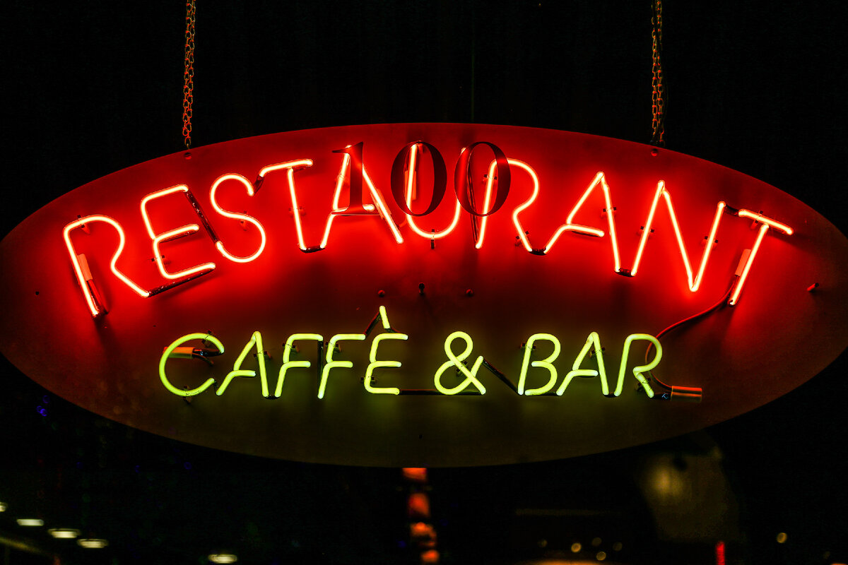 Chance Agrella Neon Restaurant Sign