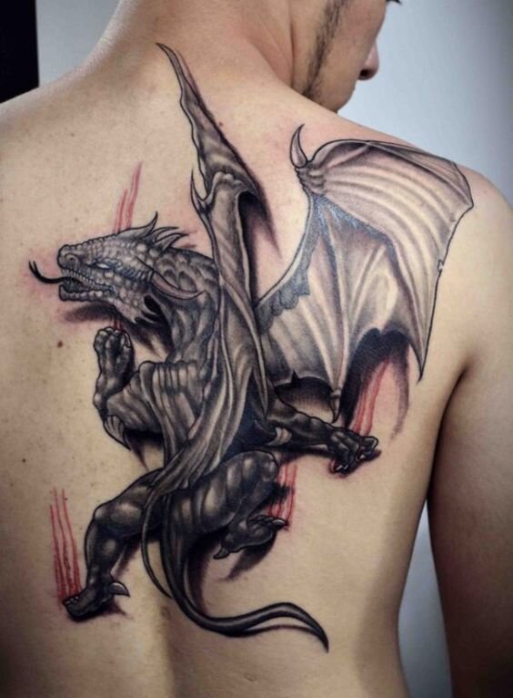 Тату дракон ( фото) - значение татуировки, эскизы 