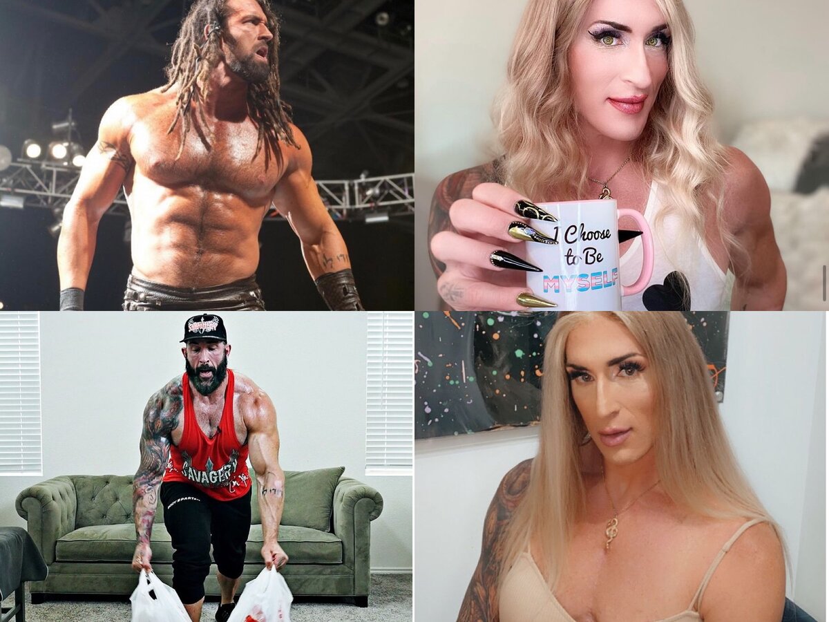 Слева Габриэль до, справа-после смены пола