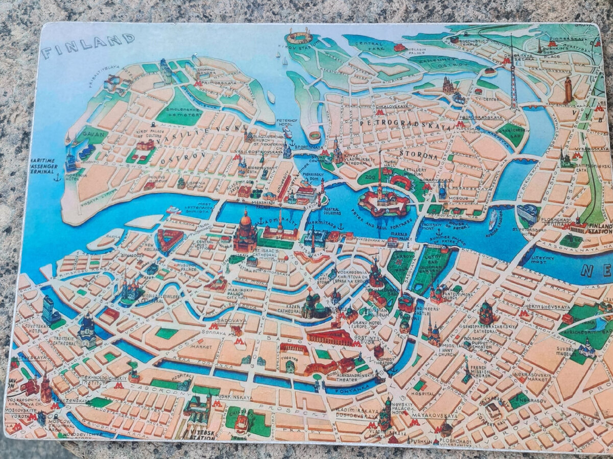 Лахта карта спб