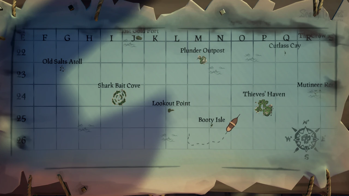 Map: Sea Of Thieves