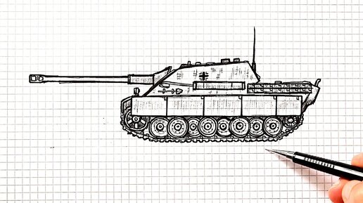 Как нарисовать танк: 346 рисунков + поэтапные мастер-классы карандашом