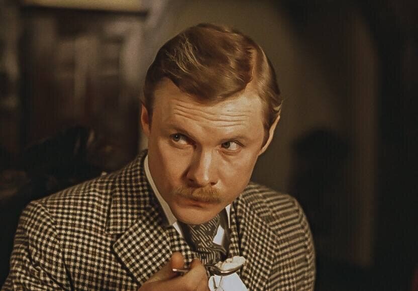 Доктор Ватсон — Виталий Соломин. кадр из сериала «Приключения Шерлока Холмса и доктора Ватсона»