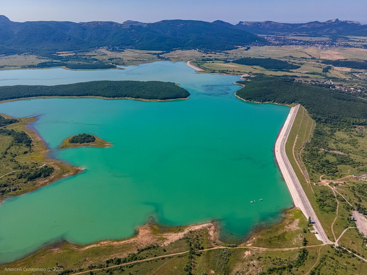 Чернореченское водохранилище крым фото