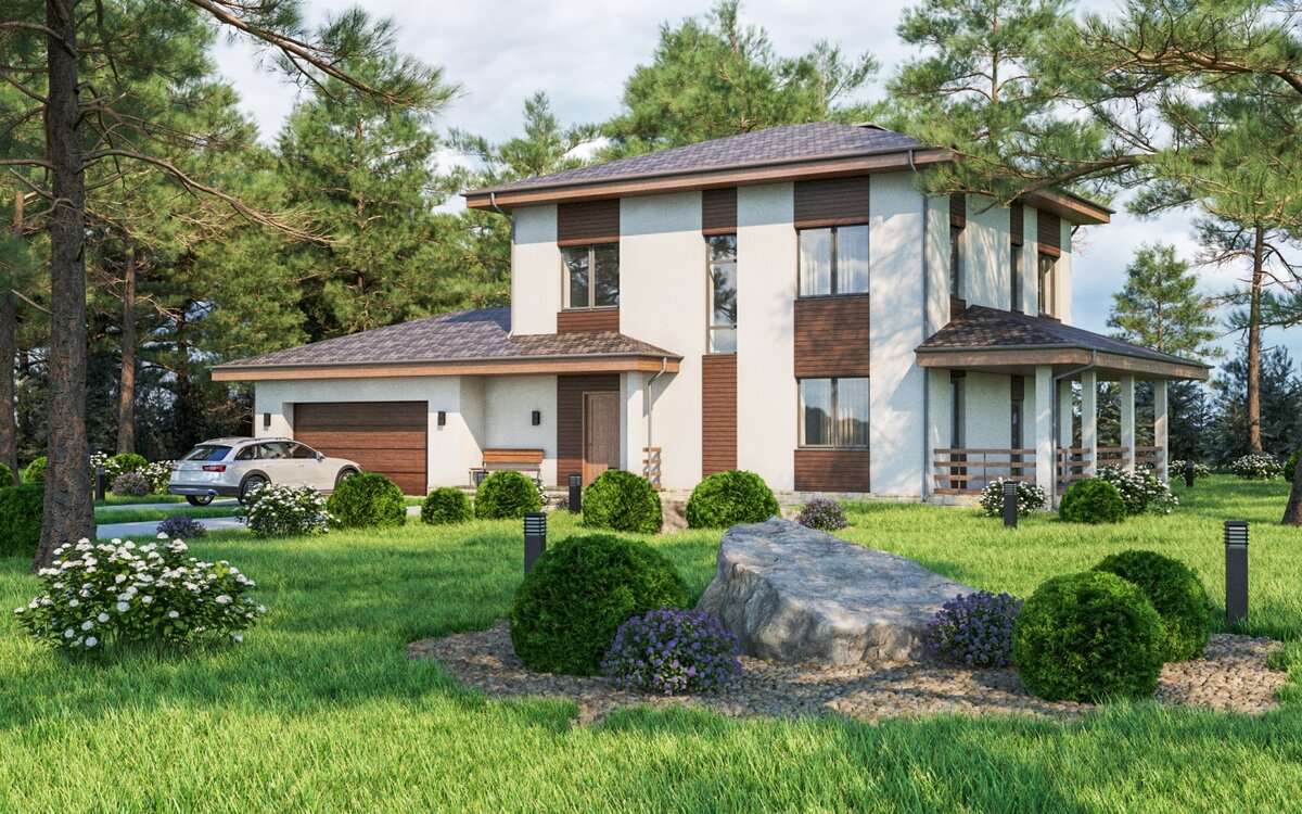 Искусственный камень+ Планкен+ штукатурка