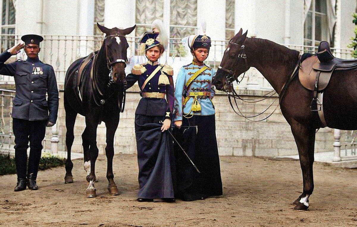 Великие княжны Татьяна и Ольга 