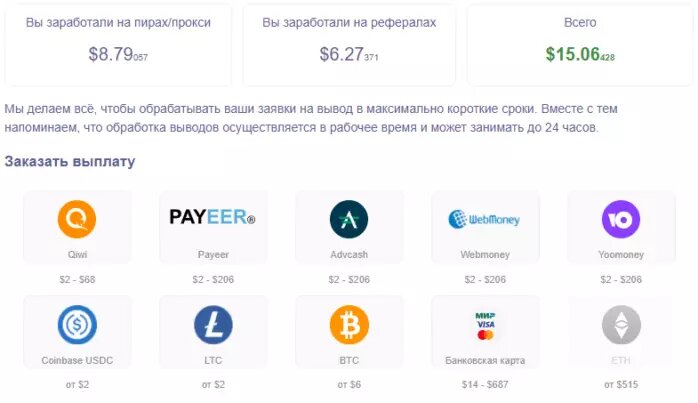 Заработок на Peer2Profit
