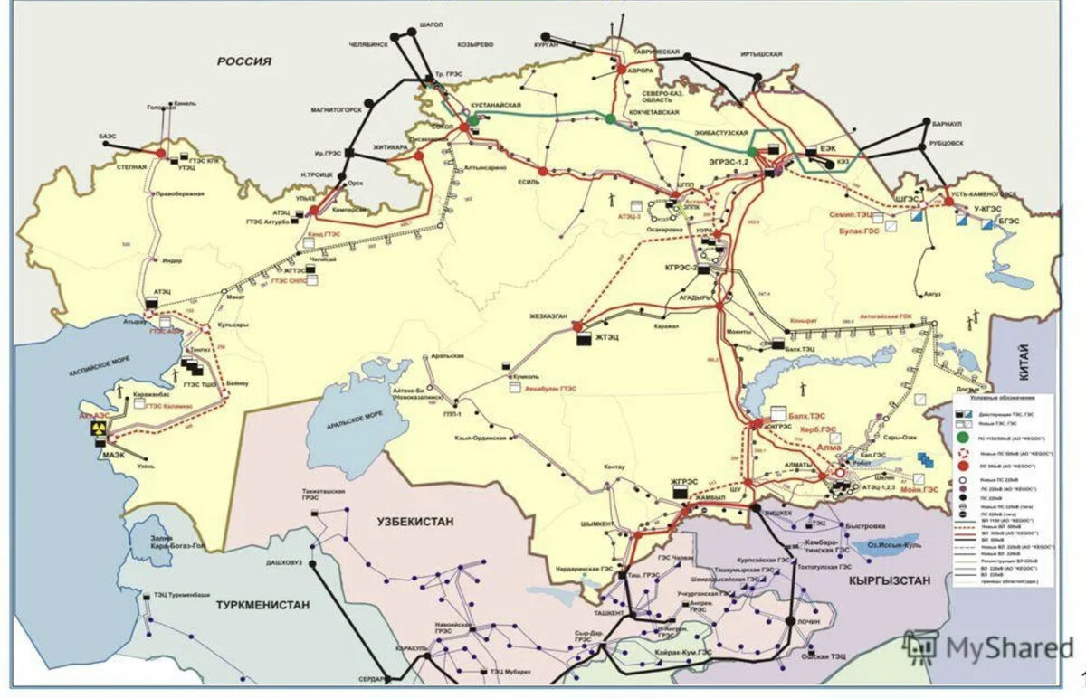Казахстан схема. Карта-схема электрических сетей 1150-500-220-110 кв ЕЭС Республики Казахстан. Схема электрических сетей Казахстана 500 кв. Схема электрификации железных дорог Казахстана. Энергосистема Казахстана.