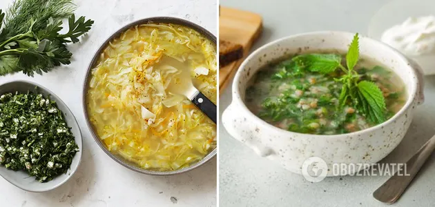 Рецепт щи с салом и свежей капустой